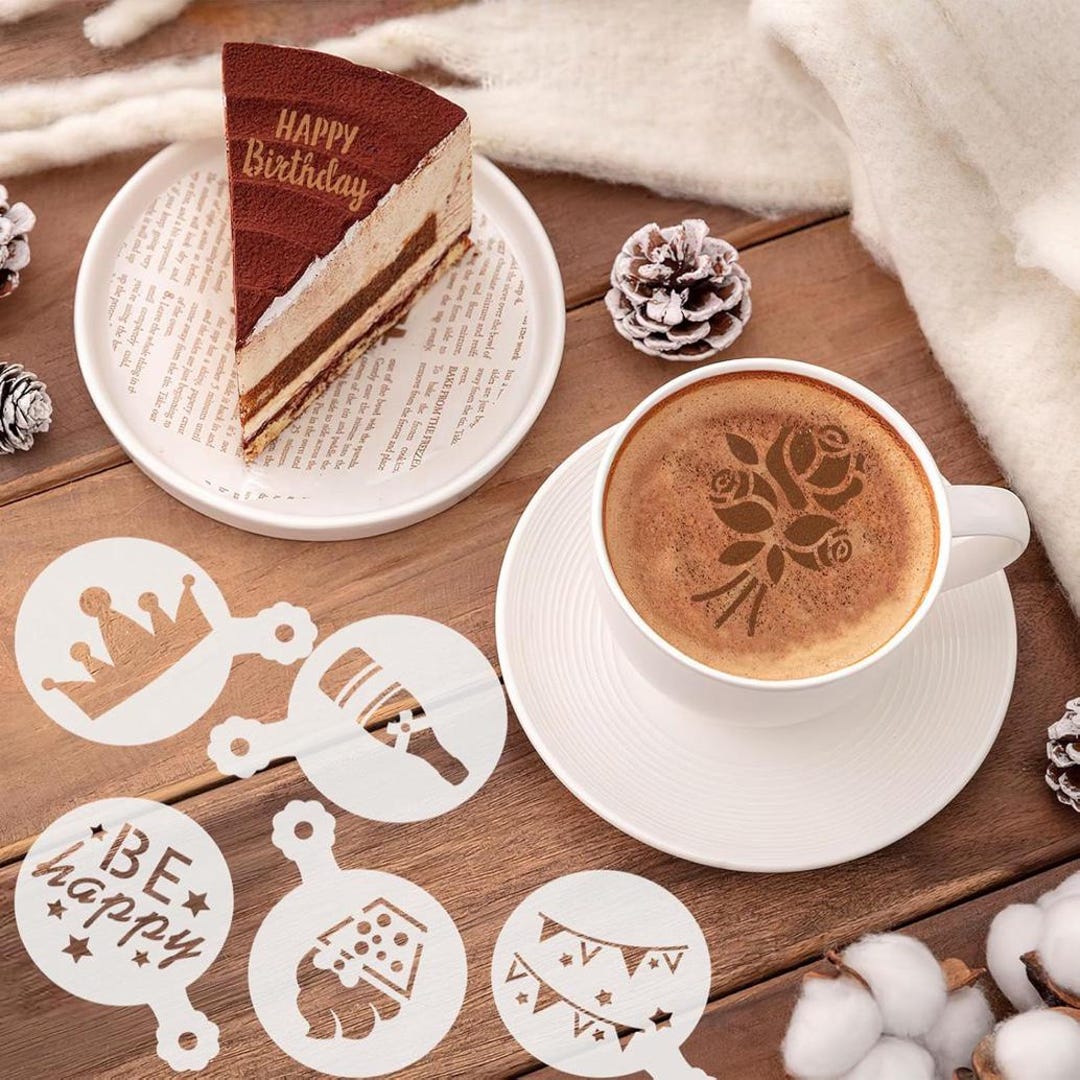 Custom Coffee Stencils | Barista & Café Logo Stencils | Espresso ...