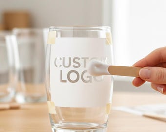 Custom Stencils for Glass Etching | Drinking Glass Stencils | Window Stencils | Reusable Mylar
