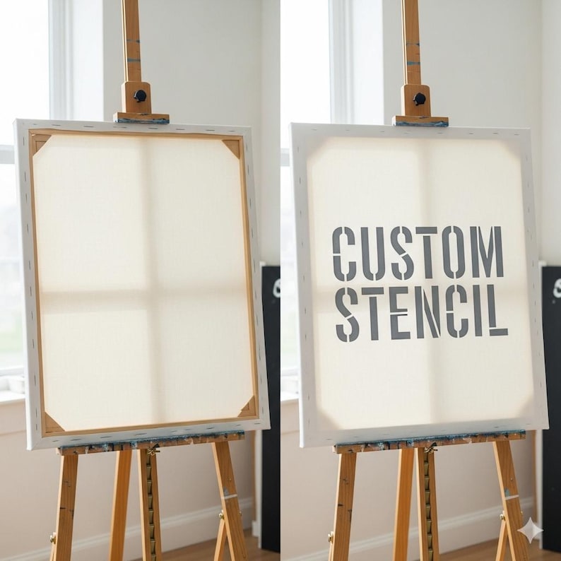 Create Custom Logo & Text Large Stencil for DIY Project or Wall Spray ...