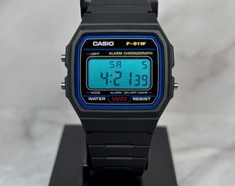 Custom Casio F91W Blue Screen Mod