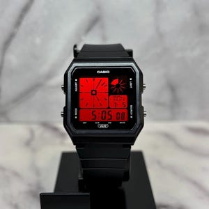 Custom Black Casio POP LF20W Red Screen Mod
