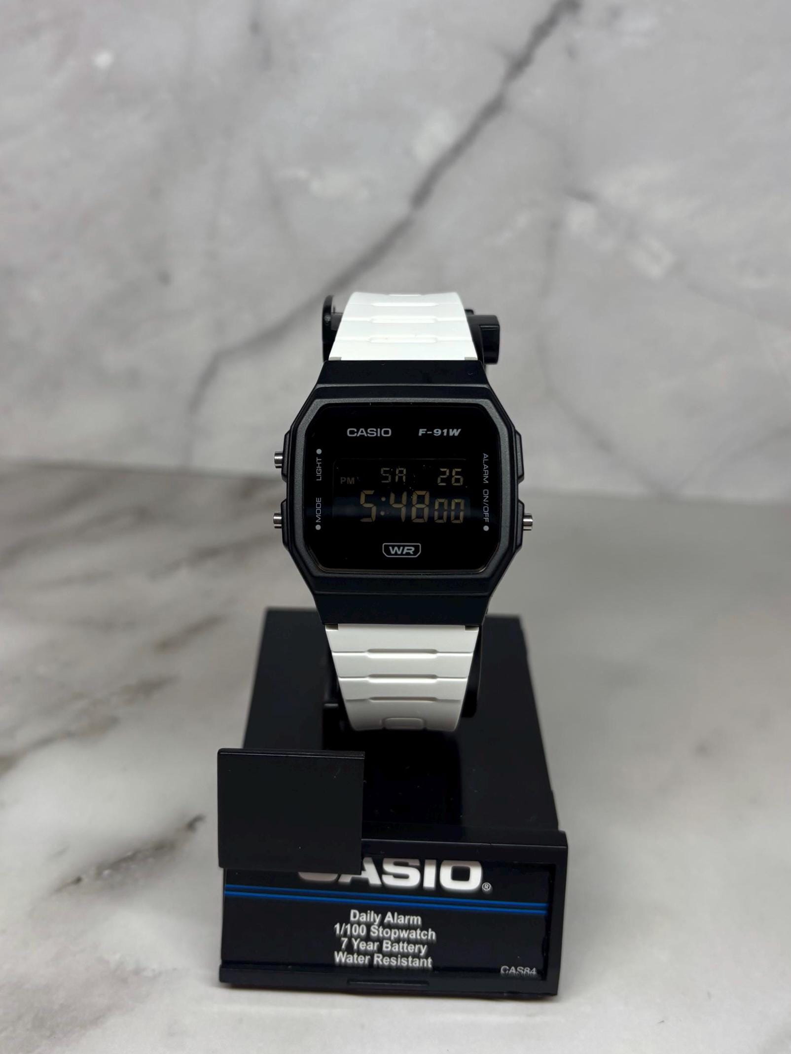 Casio Watch Touch Screen Black Custom Black Casio F91W Inverted