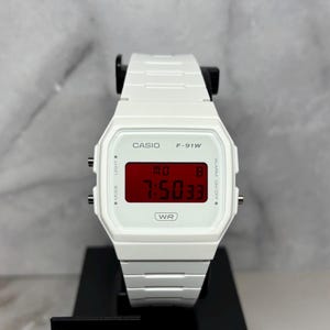 COPY - D&G White Retro Digital Watch Casio G-shock DIGITAL Origami design pattern model DW  main image 4