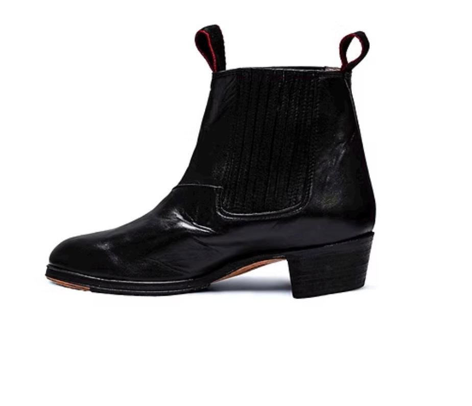 Grinders Arizonas Hoch Unisex Leder Cuban Heel Cowboy Stiefel Braun 38