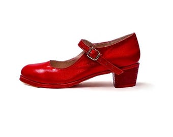 325 Colonial Folklorico Girls Shoe with nails 1.5 Heel