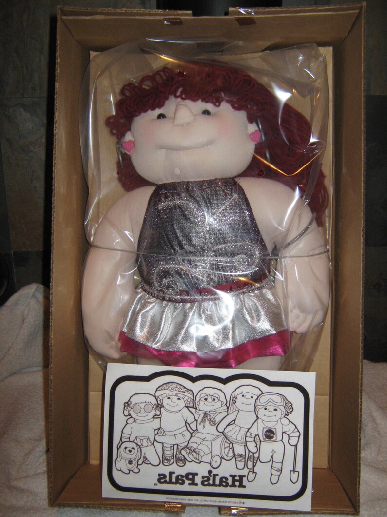 Vintage 1986 Mattell Hals Pals Handicap Doll NEW