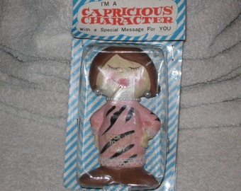 Vintage 1968 Capricious  Character figurine, Sock it to me baby