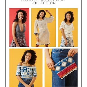 Midsummer Crochet Collection PDF | Summer Crochet Patterns for Women | Paintbox Yarns eBook | Tops, Dress & Bag Designs
