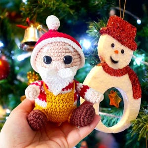 Amigurumi Christmas Santa Claus Doll PDF Pattern | Cute Crochet Holiday Toy