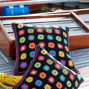 Crochet Square Pillow Pattern | PDF Instant Download | Crochet Fabric Design & Guide