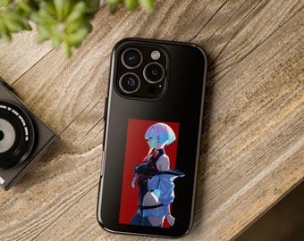 Cyberpunk Anime Lucy phone case | Video Game Aesthetic