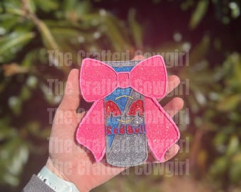 Red Bull Car Freshener I Air Freshener I Car Freshie I Gifts for Her I Bow I Drink Lovers I Custom Gifts I Energy Drink