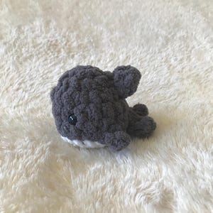 Mini Shark Stuffed Animal Keychain, Soft and Cute Crochet Small/Tiny Handmade Shark Plushie