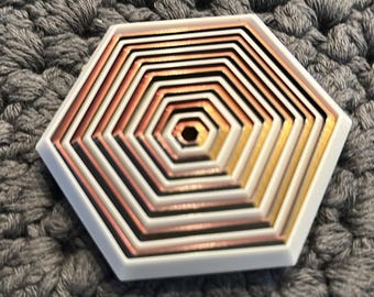 3D-Printed Hexagon Fidget