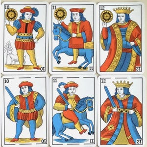 Vintage Moroccan Playing Cards – Traditional Ronda Game Deck – Rare Cultural Collectible