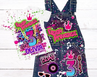 Custom Denim Birthday Outfit, Personalized Theme, Jeans and T-shirt