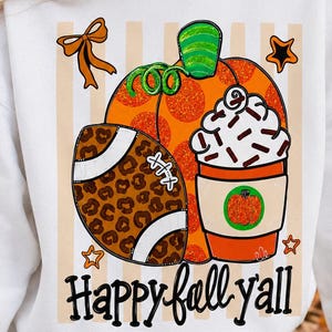 Söt höst png, glad höst allihopa pumpa png, flickig höstskjorta design, leopardkokett rosett sublimering, hösttröja png
