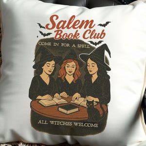 Witches Book Club PNG | Salem Book Club | Book Lover Png | Halloween Png | Sublimation Png Design