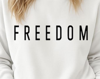 FREEDOM patriotic shirt  - simplistic - minimalistic design - Patriotic PNG, Freedom PNG