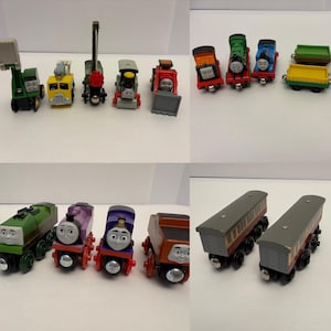 Thomas the Train and Friends Wooden Train Cars and Die Cast Vintage Train Cars Choose Your Favorite