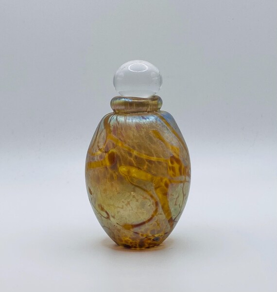 Vintage Robert Eickholt Iridescent Favrile Art Glass Perfume