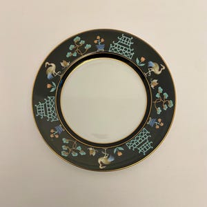 vintage 1978 Fitz & Floyd Chinoiserie Pattern 7,25" Assiette (1) VGC (A-13).