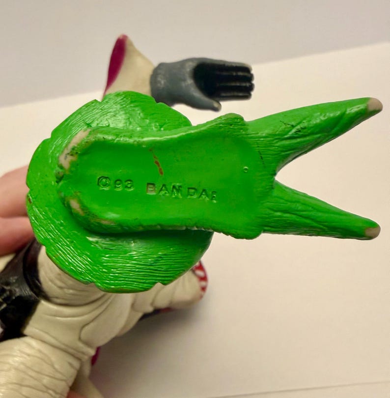 VTG 1993 Bandai Mighty Morphin Power Rangers 8" Pirantishead Action Figure (A1). image 7