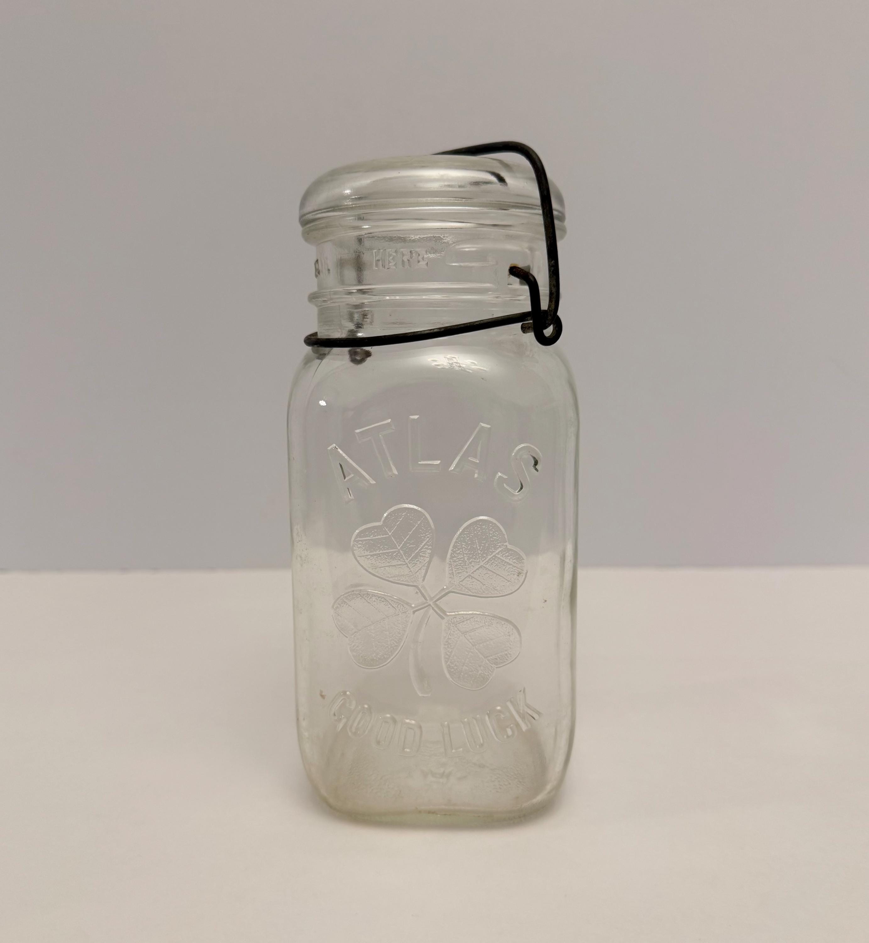 Vintage Atlas Jar - Etsy