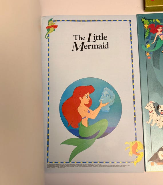 The Walt Disney Treasure Chest 1991 Set of Oversized Story Books