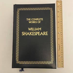 Vintage The Complete Works of William Shakespeare Longmeadow Press Bonded A-6.