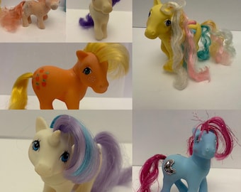 Vintage My Little Ponies G1 Collectables 1980/90’s Retro Toys Hasbro MLP