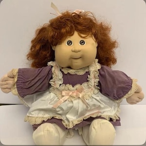 Cabbage Patch Kids Vintage Talking Doll 1987 - Red Hair, Blue Eyes Does Not Work