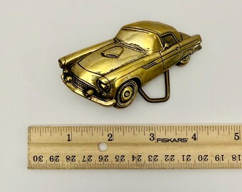 Vintage BBB Baron autogordelgesp uit de jaren 70 van 1957 voor een Ford Thunderbird, model D9, Taiwan.