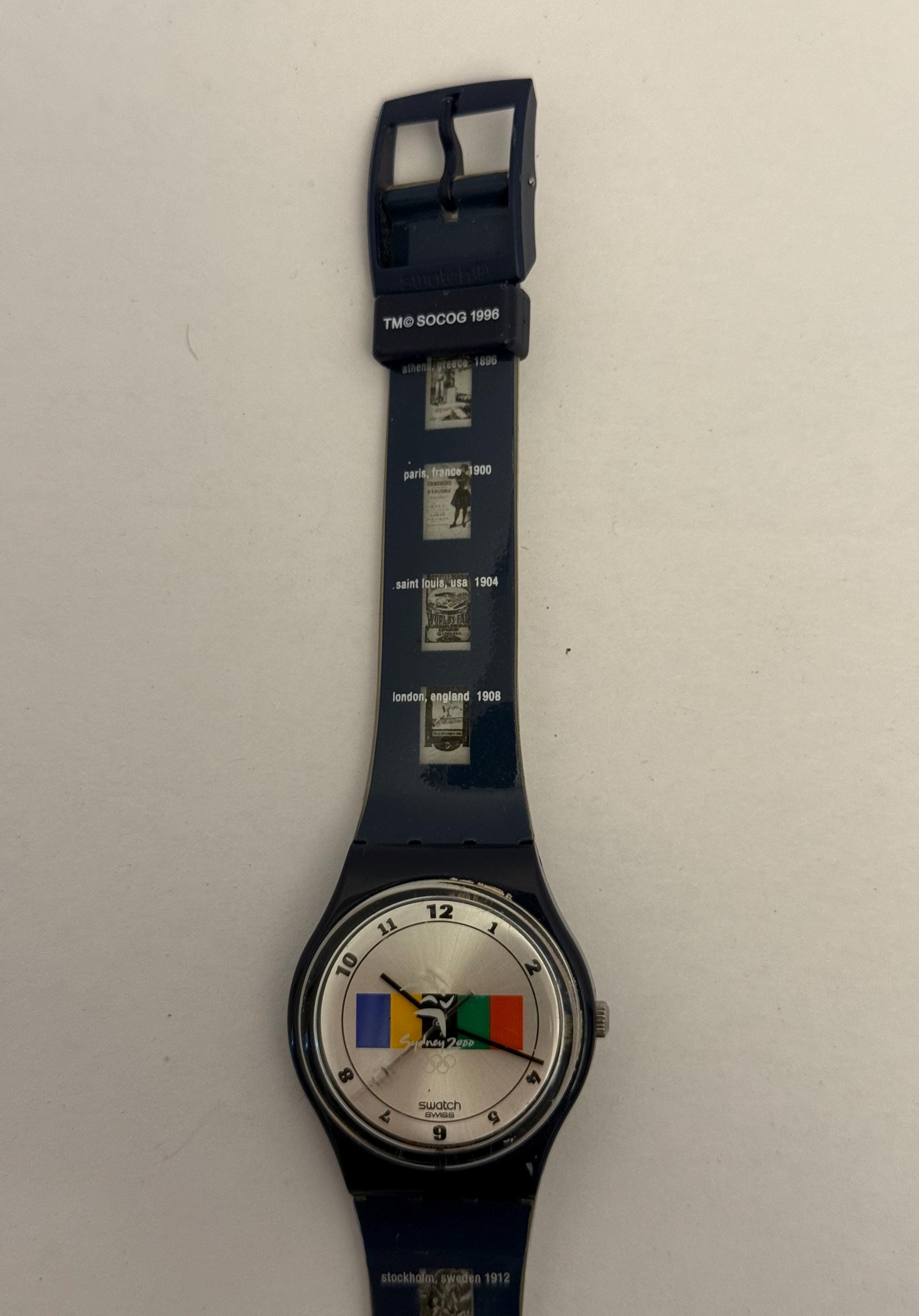Vintage 2000 Swatch Watch Commemorative 2000 SYDNEY OLYMPICS Lot - A Collection of Sydney 2000 Olympic Games Swatch  main image 3