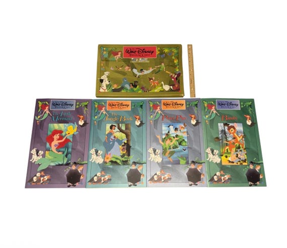 The Walt Disney Treasure Chest 1991 Set of Oversized Story Books