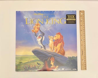 ライオン キングのビンテージ レーザー ディスク。ドルビー サラウンド
