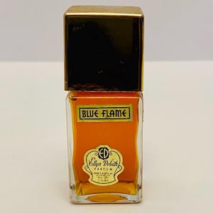 Vintage 1940’s BLUE FLAME Parfum Perfume Ellyn Deleith 1 fl oz Bottle New (B-9).