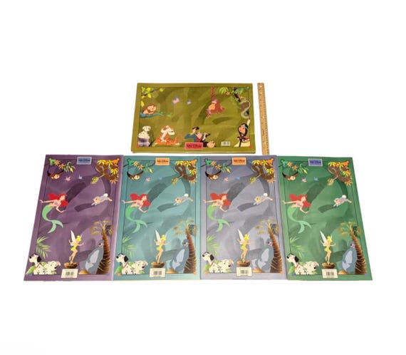 The Walt Disney Treasure Chest 1991 Set of Oversized Story Books