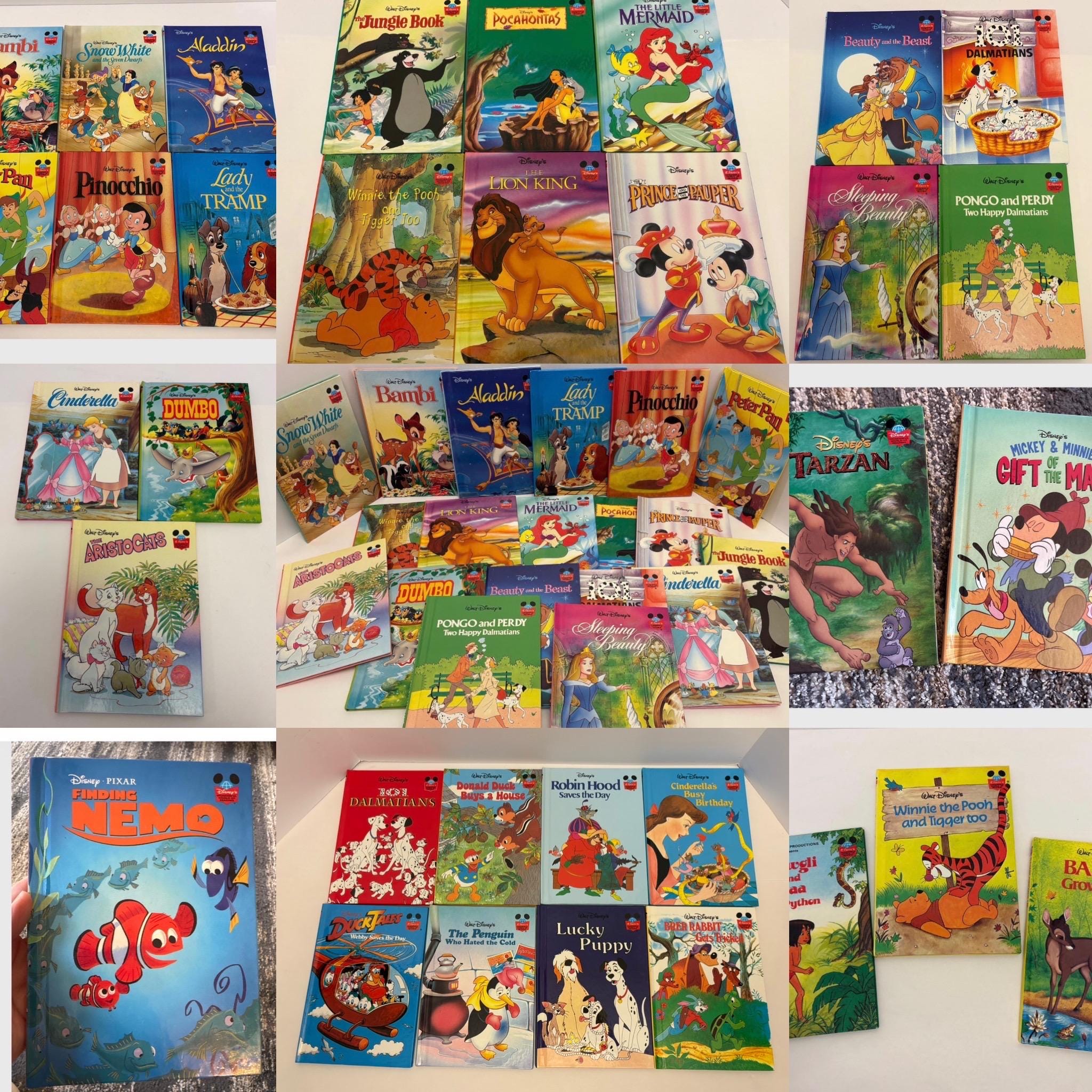 Vintage Walt Disney's Wonderful World of Reading Hardcover Books