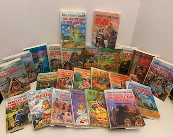 Vintage Great Illustrated Classics Books Various Titles- Choose Your Favorite! 1970’s-1990’s