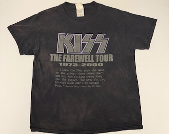 Vintage KISS the Farewell Tour 1973-2000 Authentic 2000s Y2k