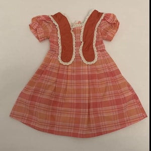 Vintage 1990s Retired American Girl Doll Meet Dress Pleasant Co Marie Grace