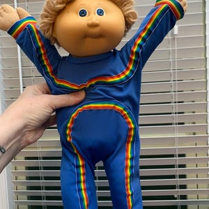 ¡Molde de cabeza de Cabbage Patch Kid vintage n.° 1 de fábrica PMI de 1984, conjunto articulado Coleco CPK!