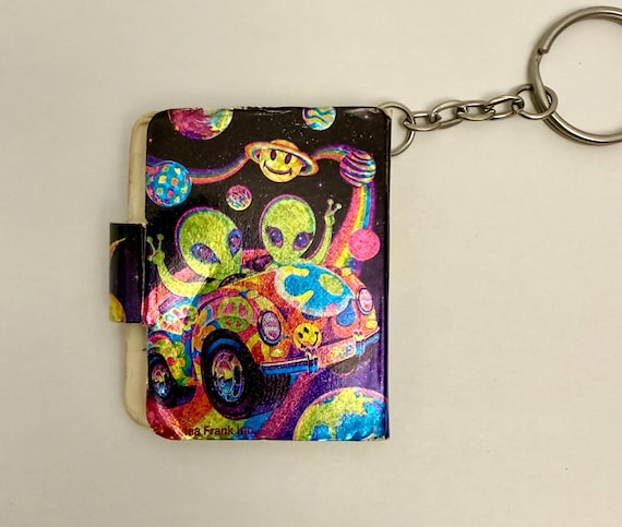 Lisa Frank Aliens Zoomer & Zorbit Ride Car Keychain M… - Gem