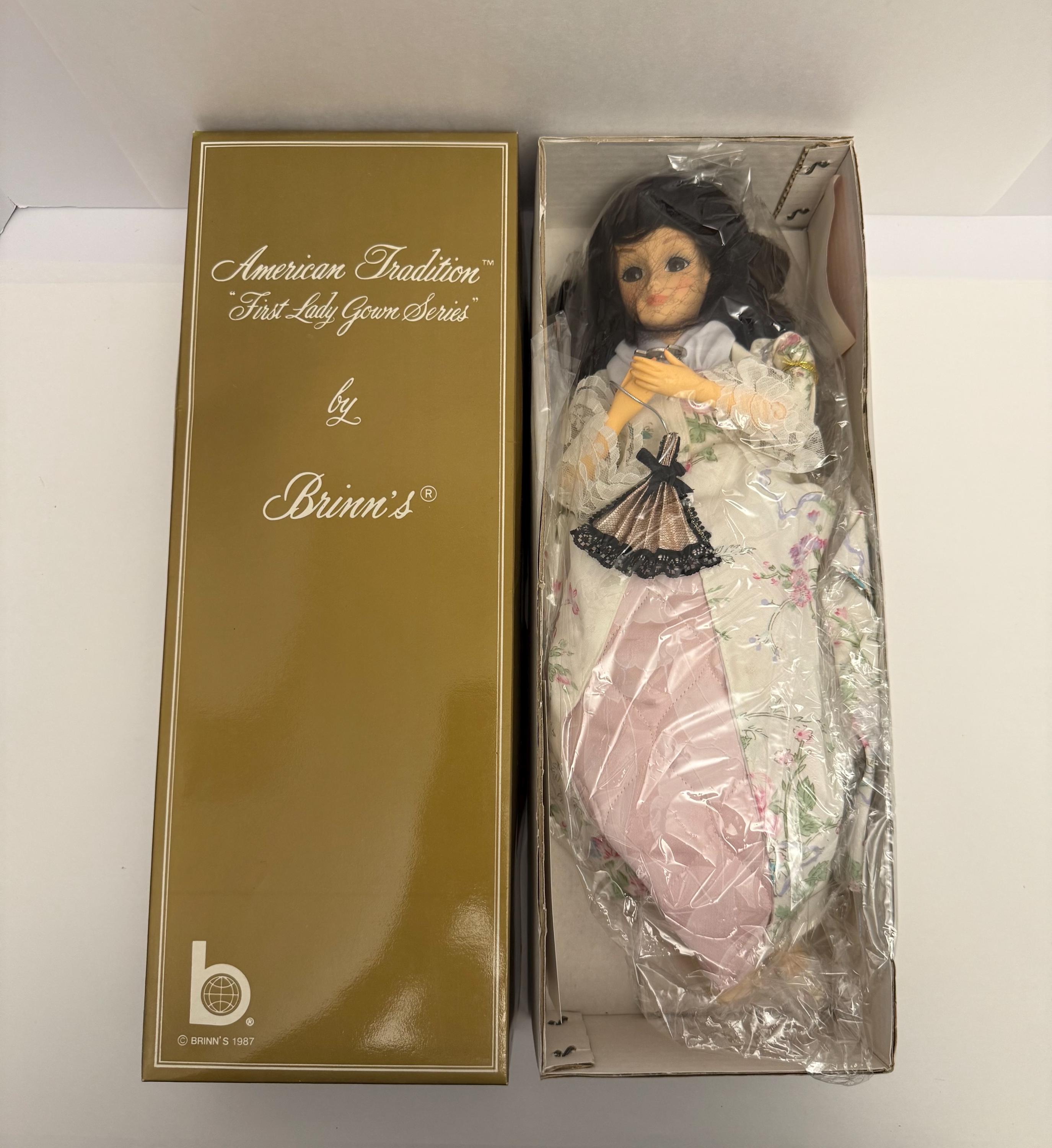 Vintage 1987 Brinn's Limited Edition 16” Abigail Smith Adams Doll