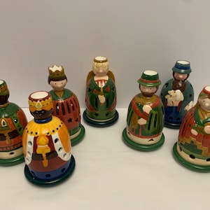 VILLEROY & BOCH Deco Light Nativity Candle Holders Mary, Joseph, wiseman, angel or shepherd 6.5” Christmas Choose your favorite!