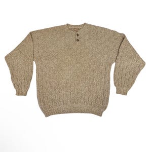 Vintage 1990’s Woolrich Heavy Cotton Sweater Size XL Made In USA.