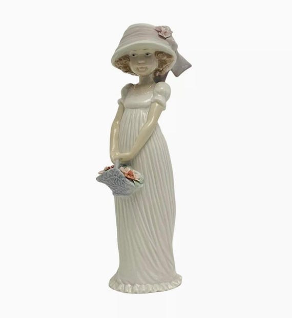 【希少】リヤドロ　リトルレディ ヴィンテージ 2004 リヤドロ「リトル レディ」磁器 8 インチ