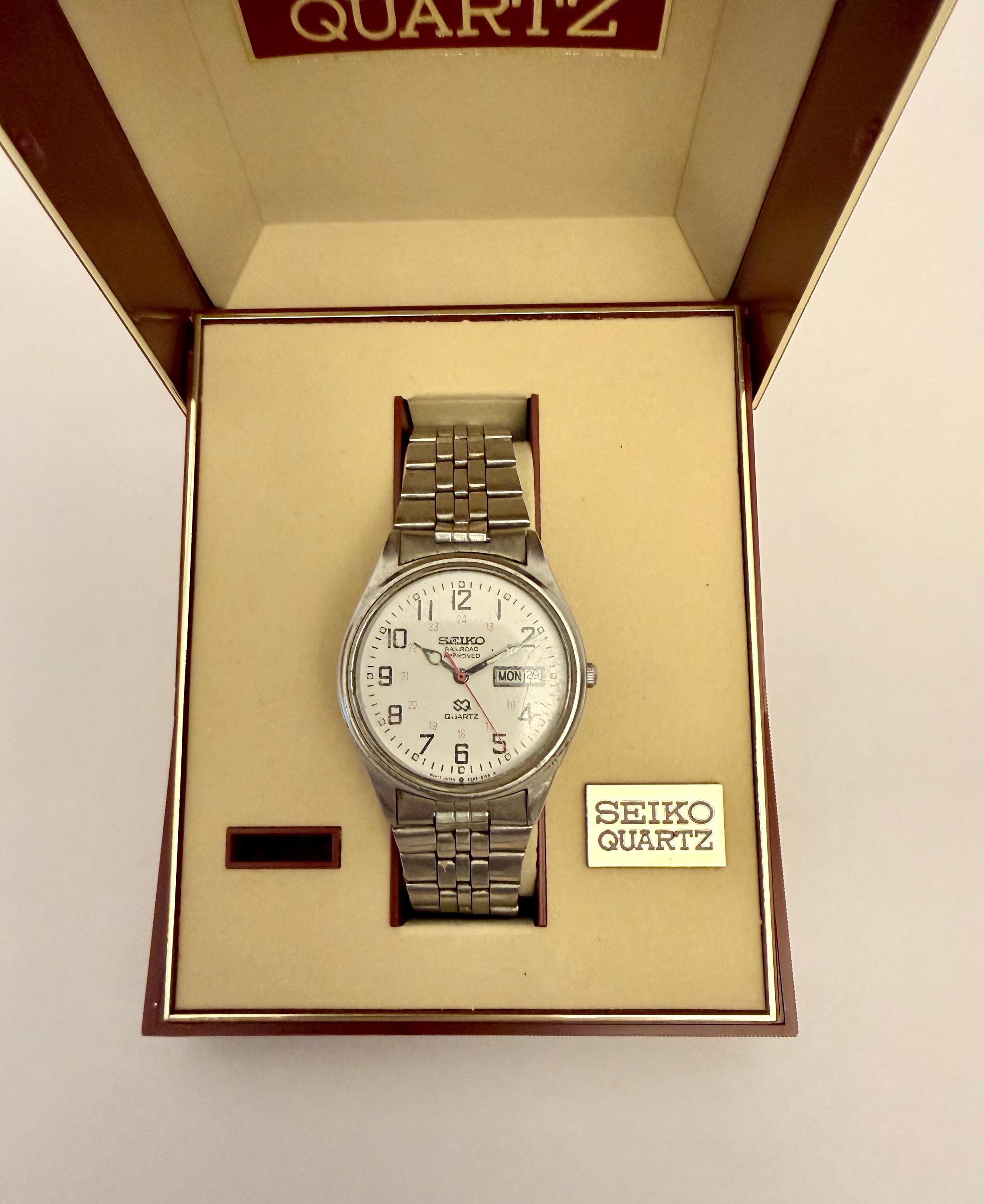 Seiko 5 quartz - Etsy 日本