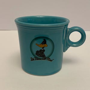 Tazza vintage Fiesta Ware Homer Laughlin Daffy Duck 10,25" Warner Brothers. B4